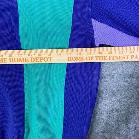 VINTAGE Nautica Sweater Mens Medium 1/4 Zip 90's Colorblock Sailing Retro - Picture 7 of 9